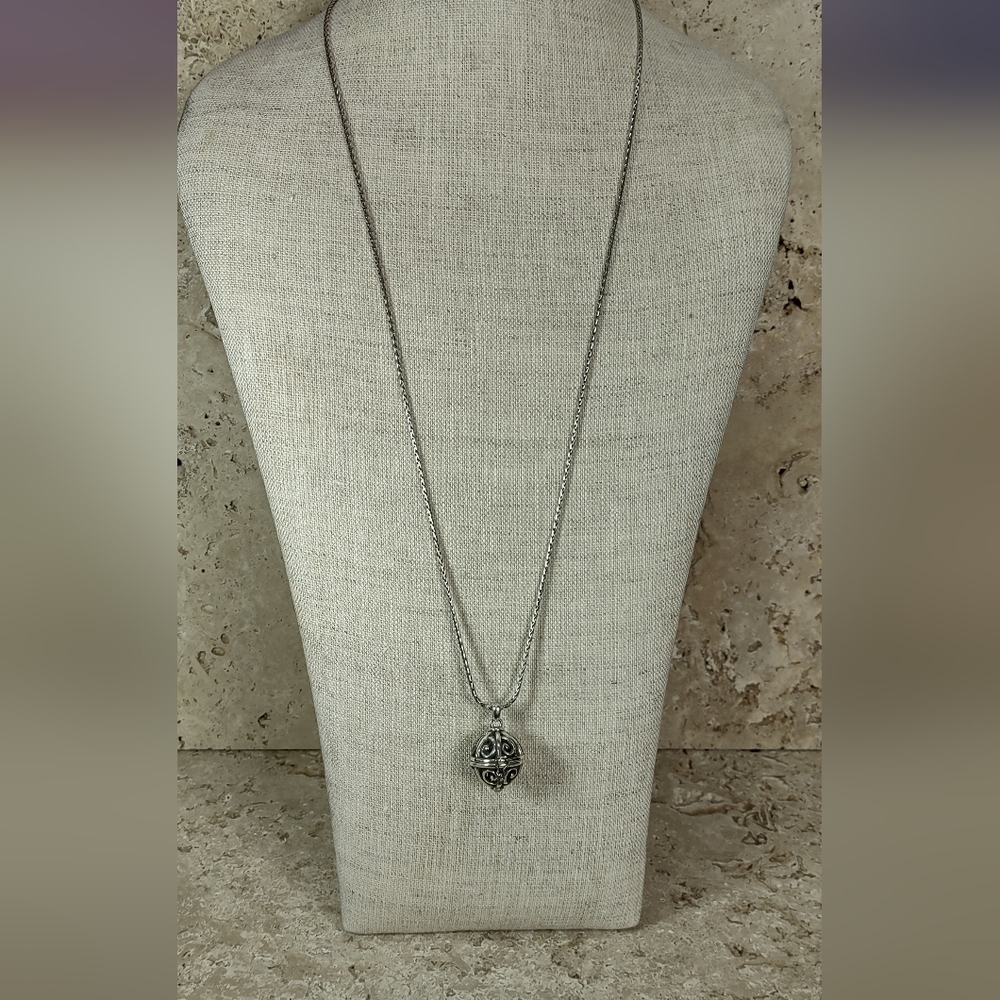 Brighton Necklace w/Hinged Ball Charm